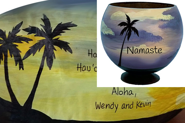 Personalized coconuts are green promotion ideas